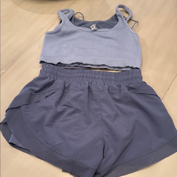 Aeropostale Light Blue Ribbed Set - Picture 8 of 8